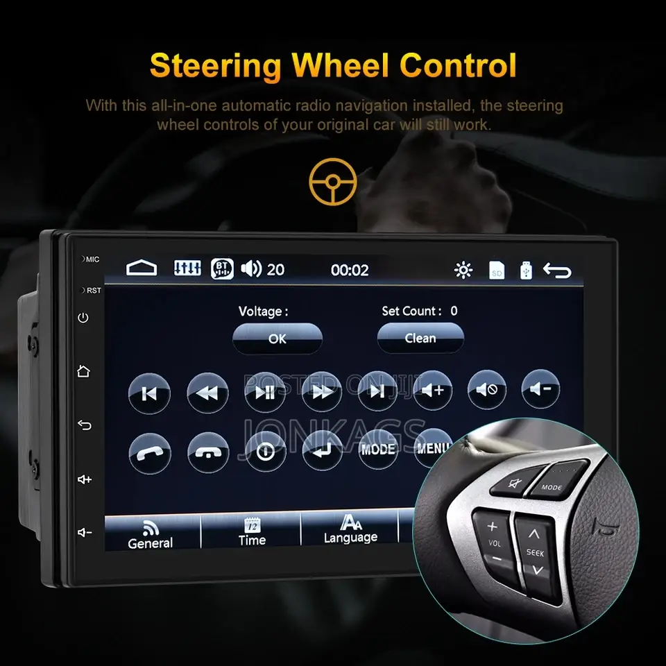 Car Stereo 7 Inches With Apple Carplay/Android Auto