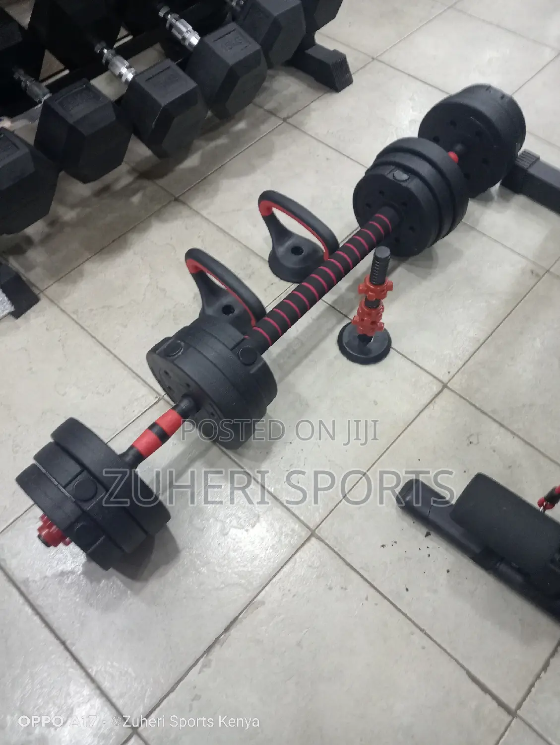 Adjustable 20kg Kettlebell Set/Dumbbell/Barbell/Push-Up