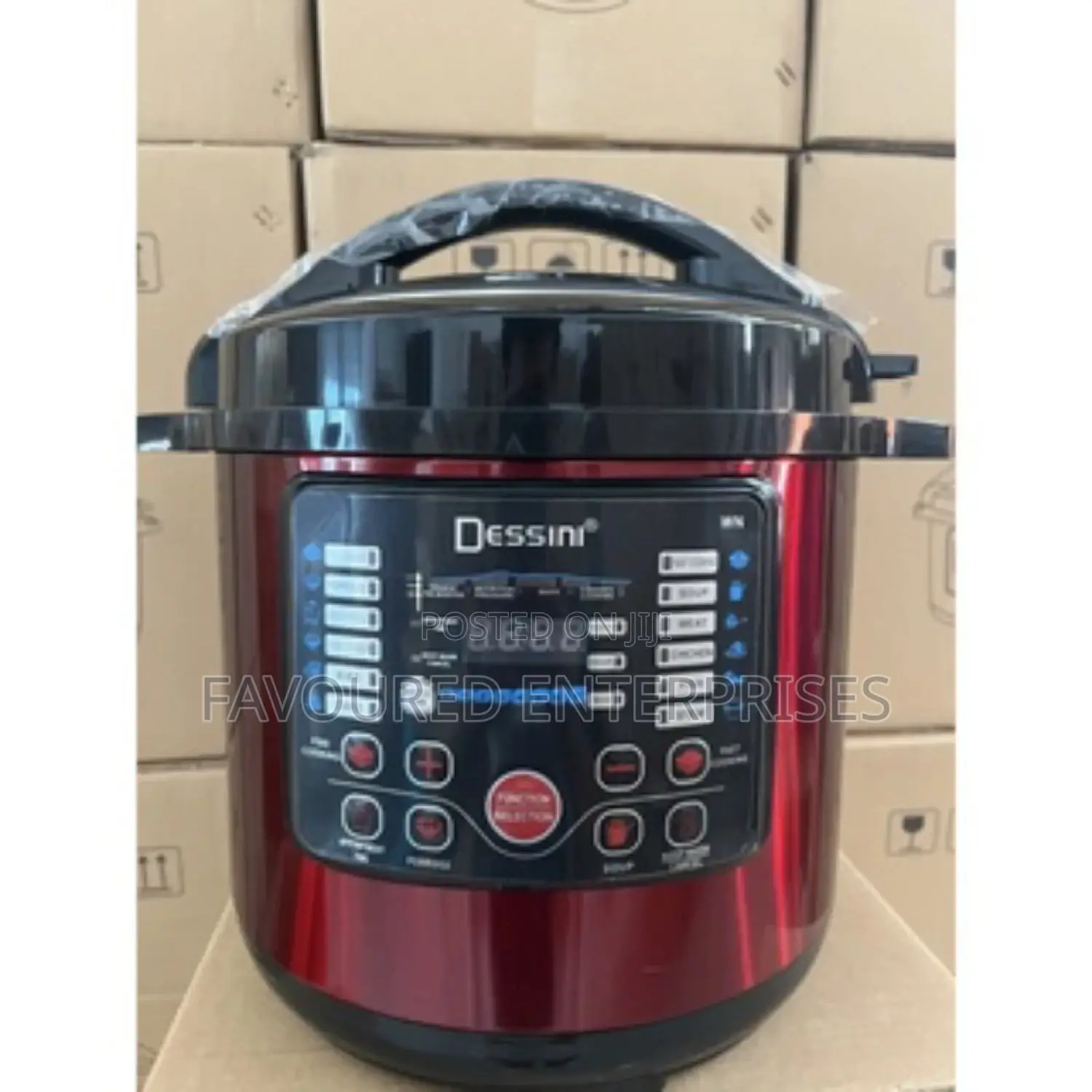 Dessini 6L Electric Pressure Cooker With Timer