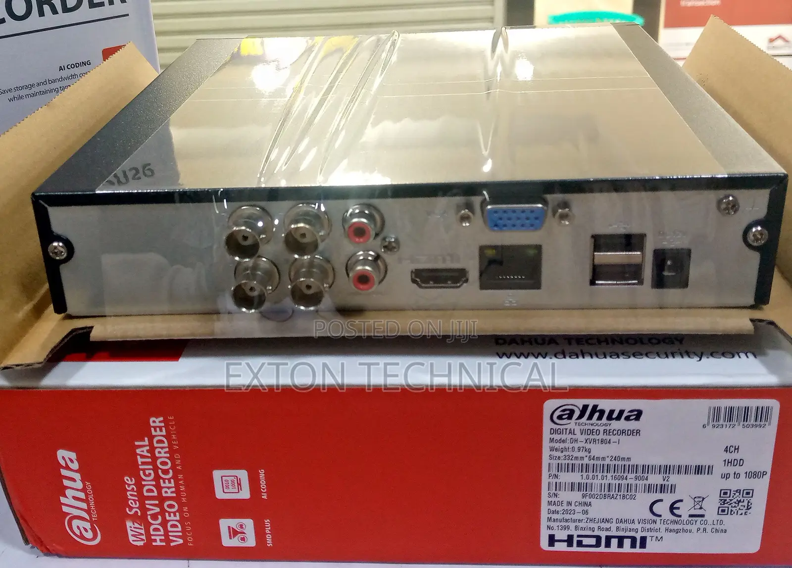 Brand New Dahua DH-XVR4A04 4 Channel DVR