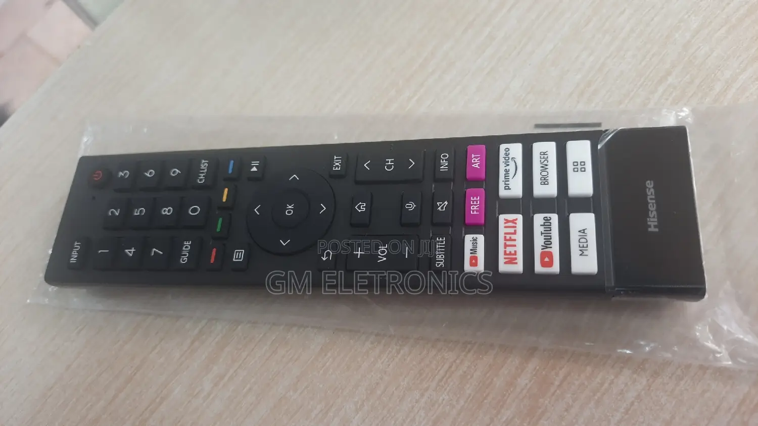 Hisense A6HKEN 55inch Vidaa TV Remote Control.
