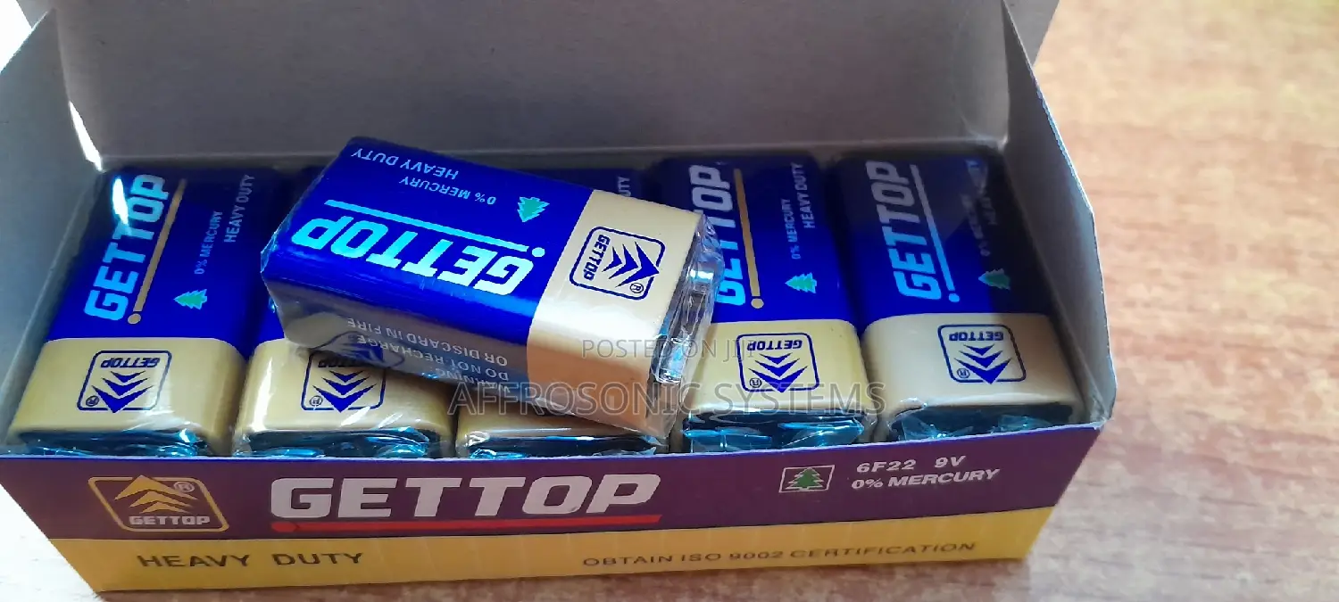9 VOLTS GETTOP Battery