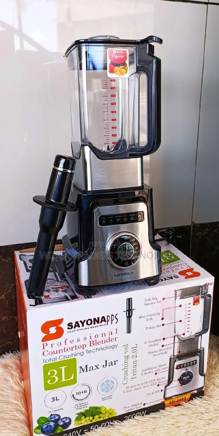 Sayona Commercial Blendersjug 3 Litres
Watt's 2000