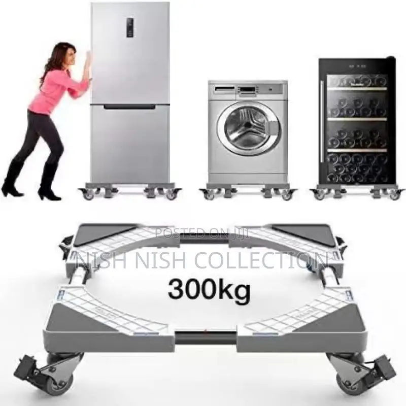 Adjustable Heavy Duty Washing Machine Fridge Stand Wheels.