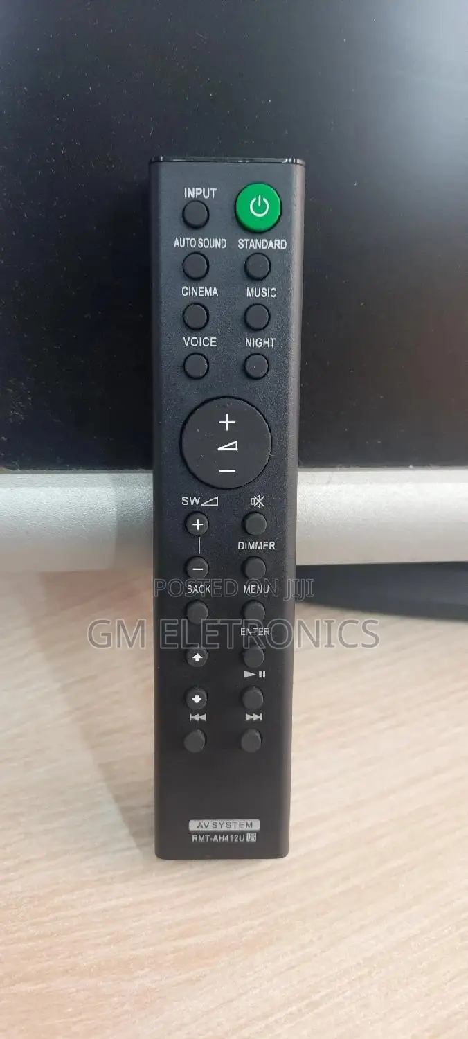 Remote Control (RMT-AH412U) for Sony HT-S20R Soundbar System
