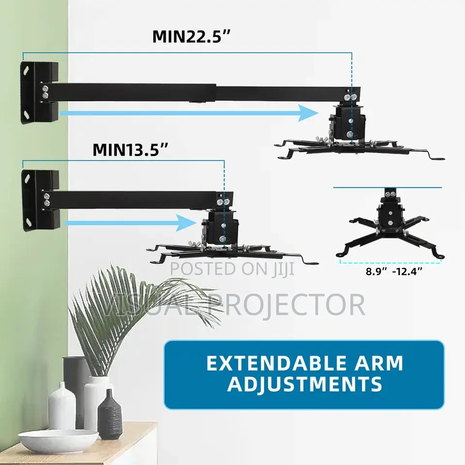 Projector Ceiling Mount Black