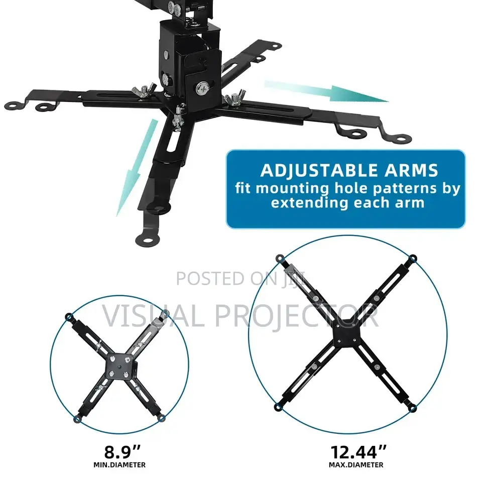 Projector Ceiling Mount Black