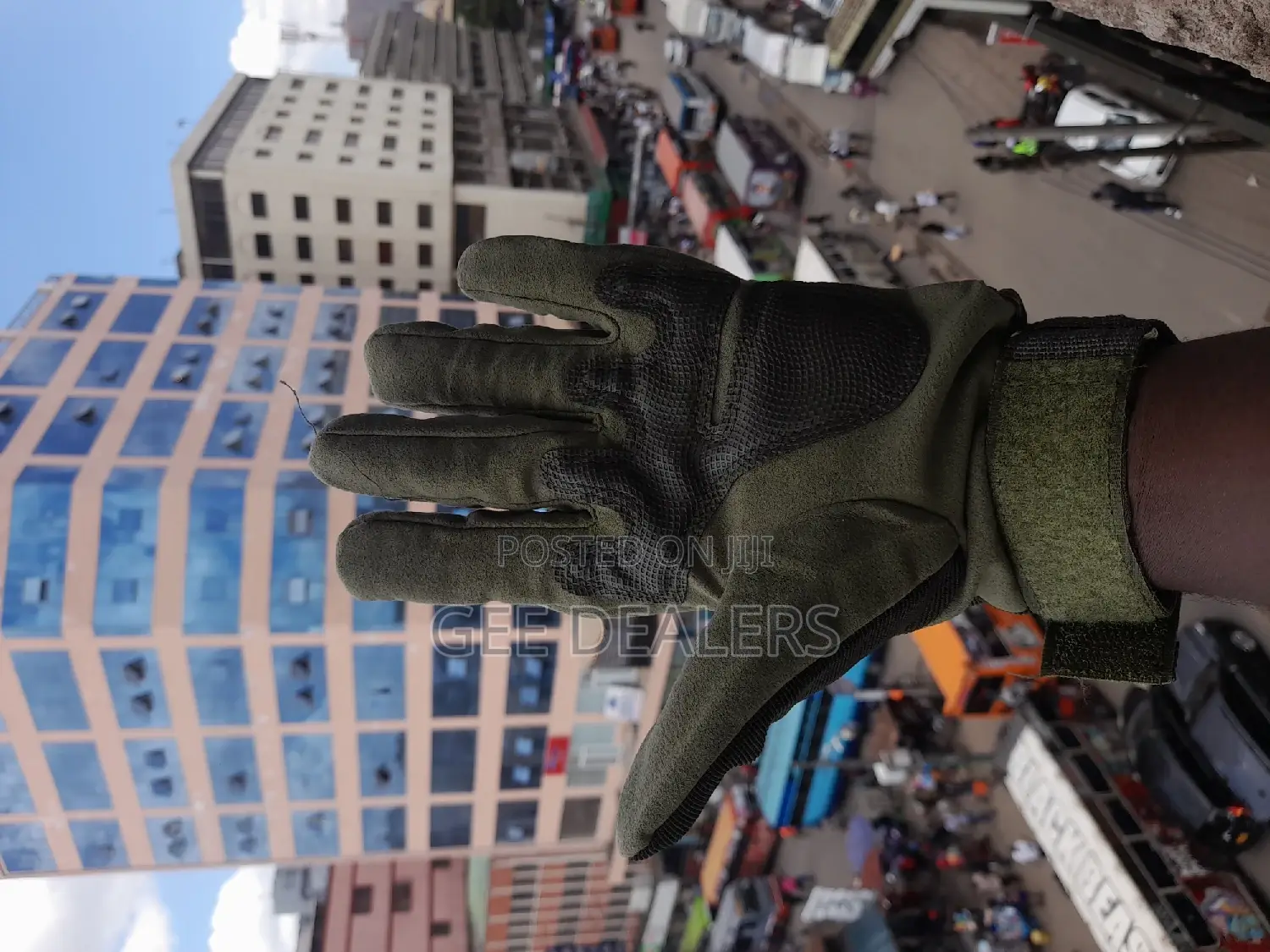 Quality Jungle Green Full-Finger Tactical Gloves