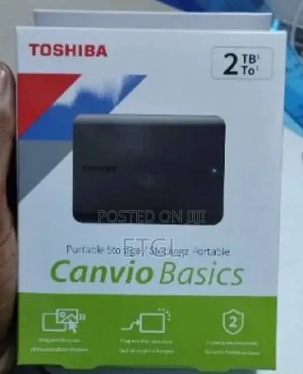 Toshiba Canvio External HDD - 2tb