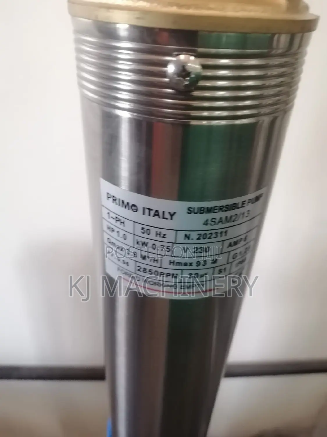 Electric Submersible Water Pump Primo Italy Power