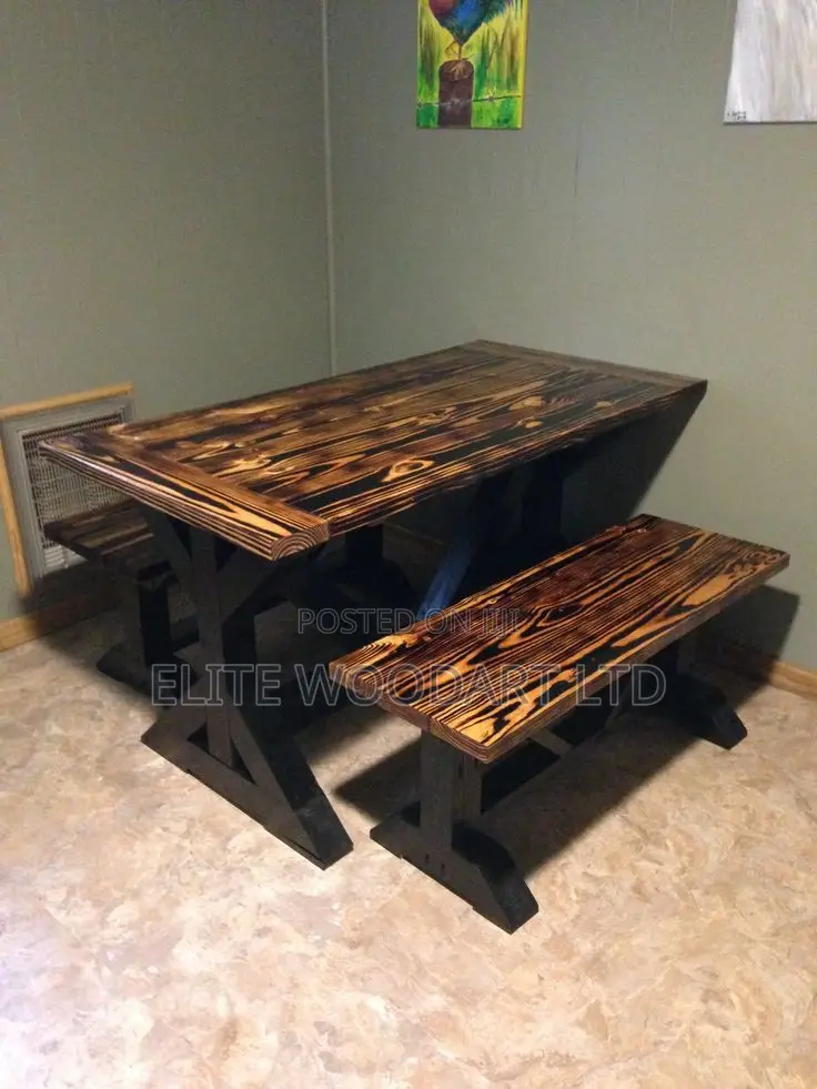 Rustic Hotel Dinning Table Set