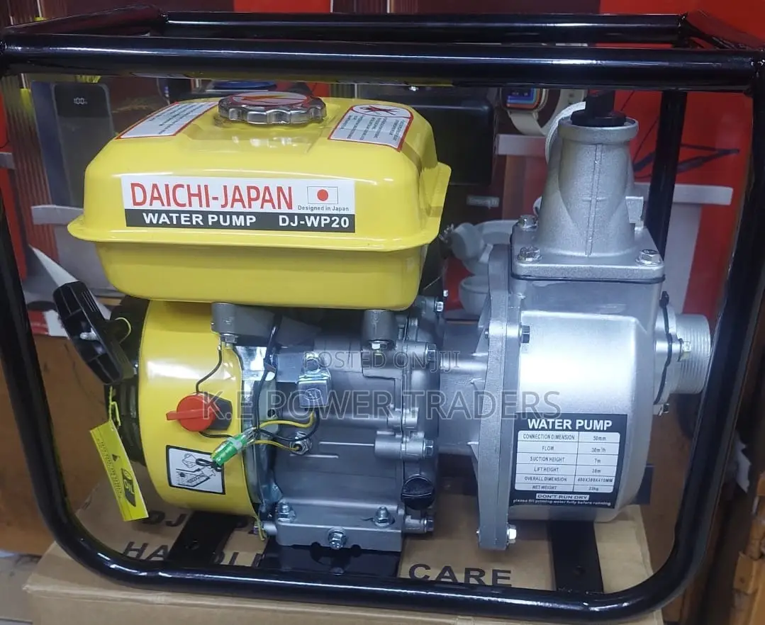 Gasoline Daichi 2" Water Pump 4stroke Engine System