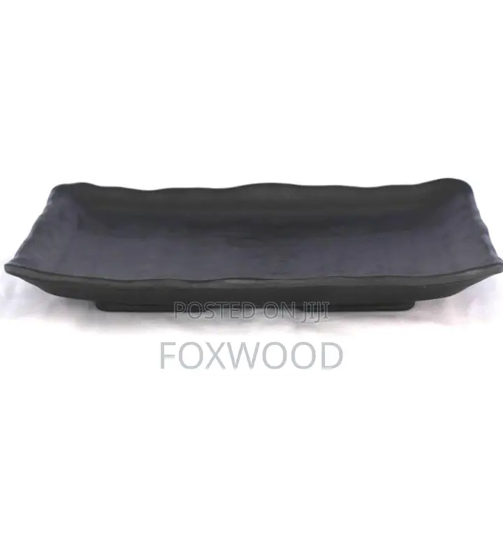 Stone Ware Rectangle* *Black Plate.*