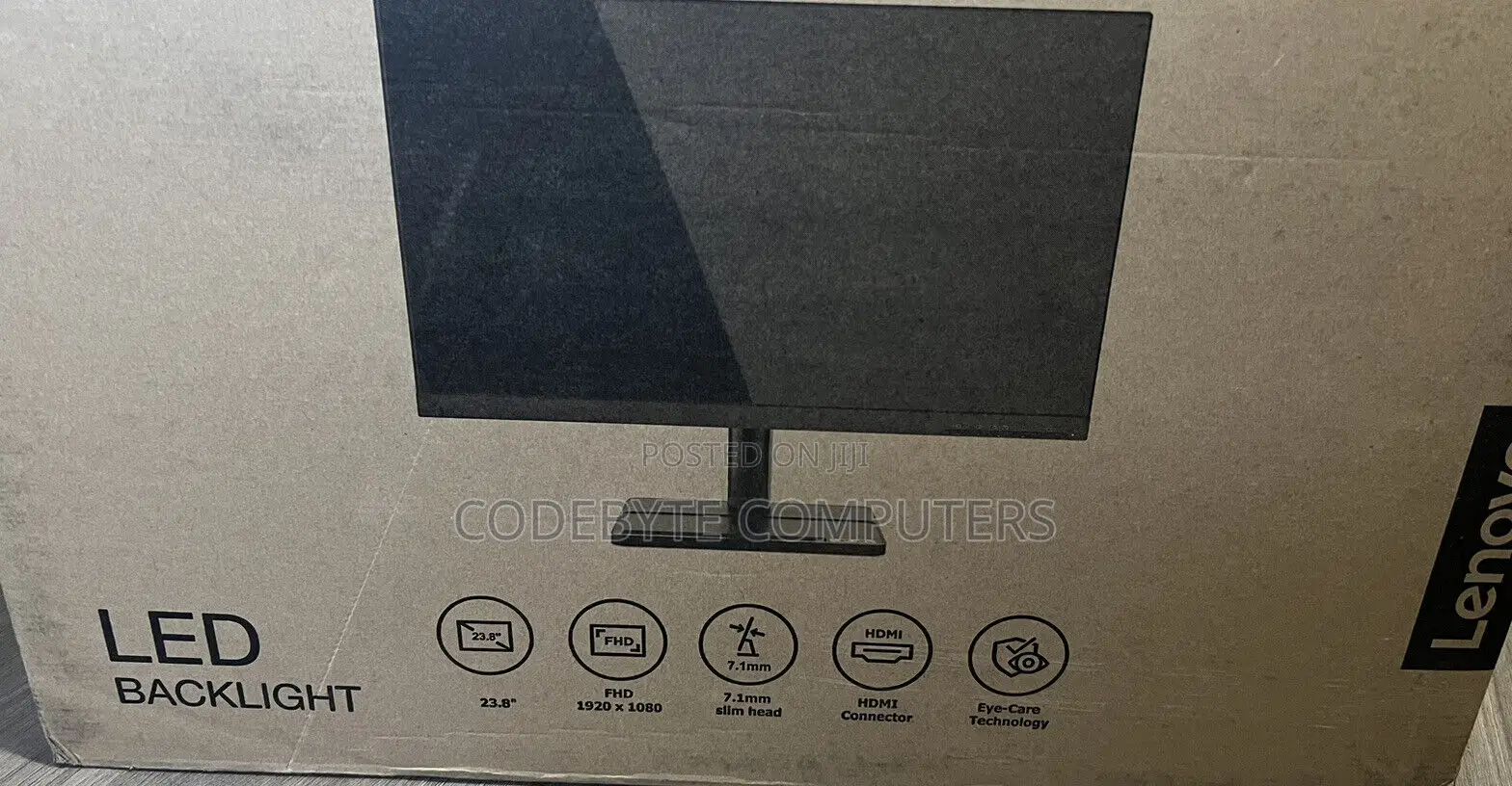 Lenovo L24e-40 24" FHD Monitor 1080P