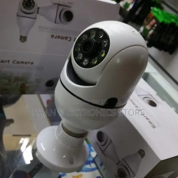 Bulb Wifi Security Camera Motion Detection Surveillance PTZ