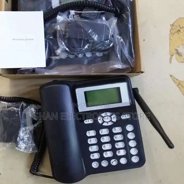GSM Fixed Home Office Desktop _Telephone Huawei-Black Huawei