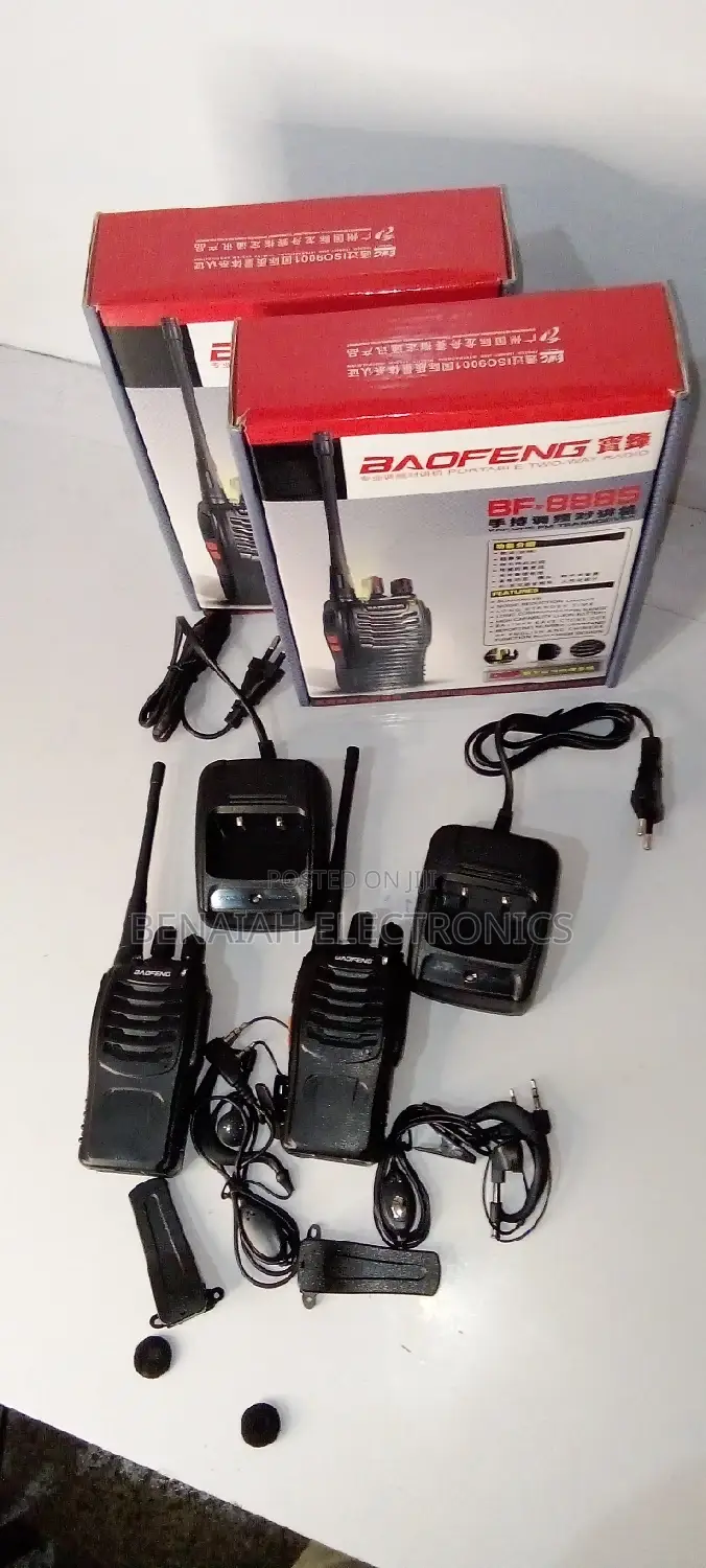 Baofeng 888s Walkie Talkie.Free License Portable Radio