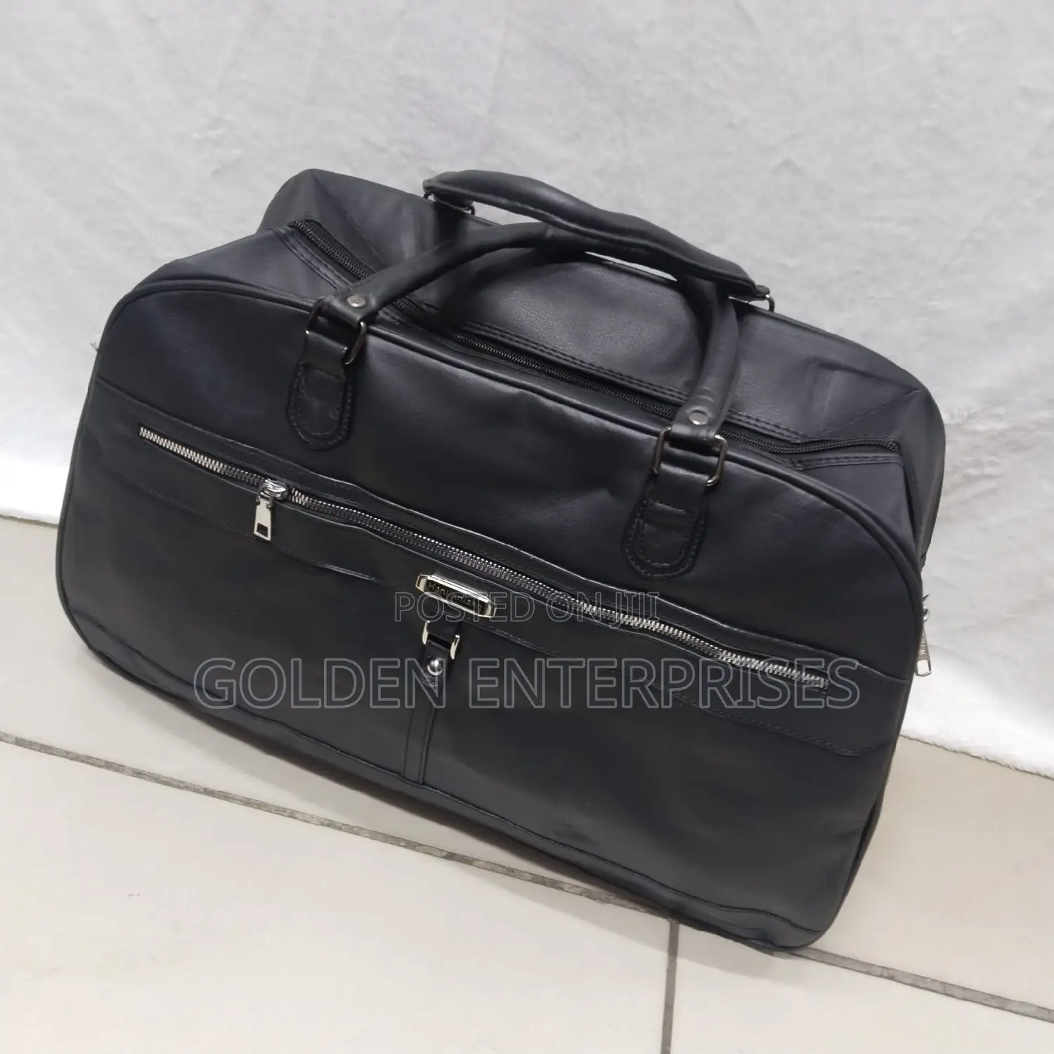 Large Leather Travel/Duffle Bag
