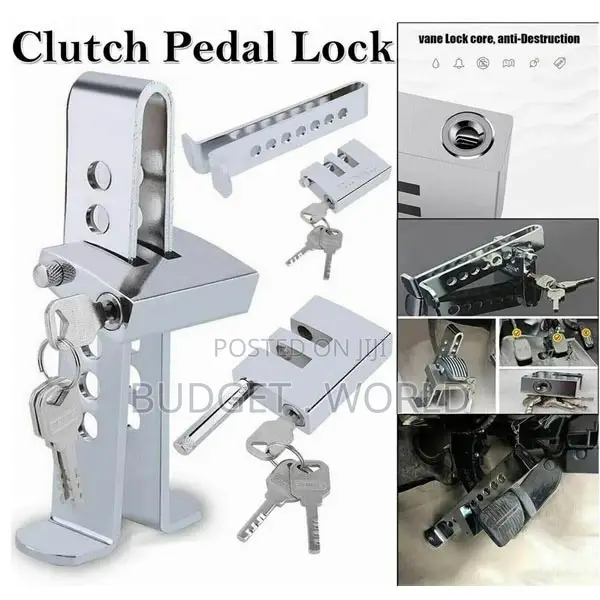Stainless Steel 8 Holes~Car Clutch/Brake Throttle/Pedal Lock