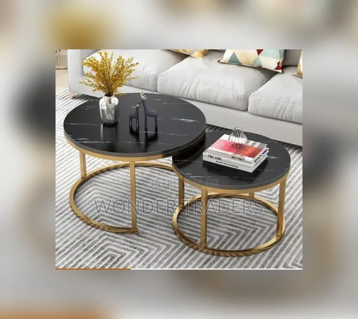 *Nesting Coffee Table Marble Effect (MDF)*