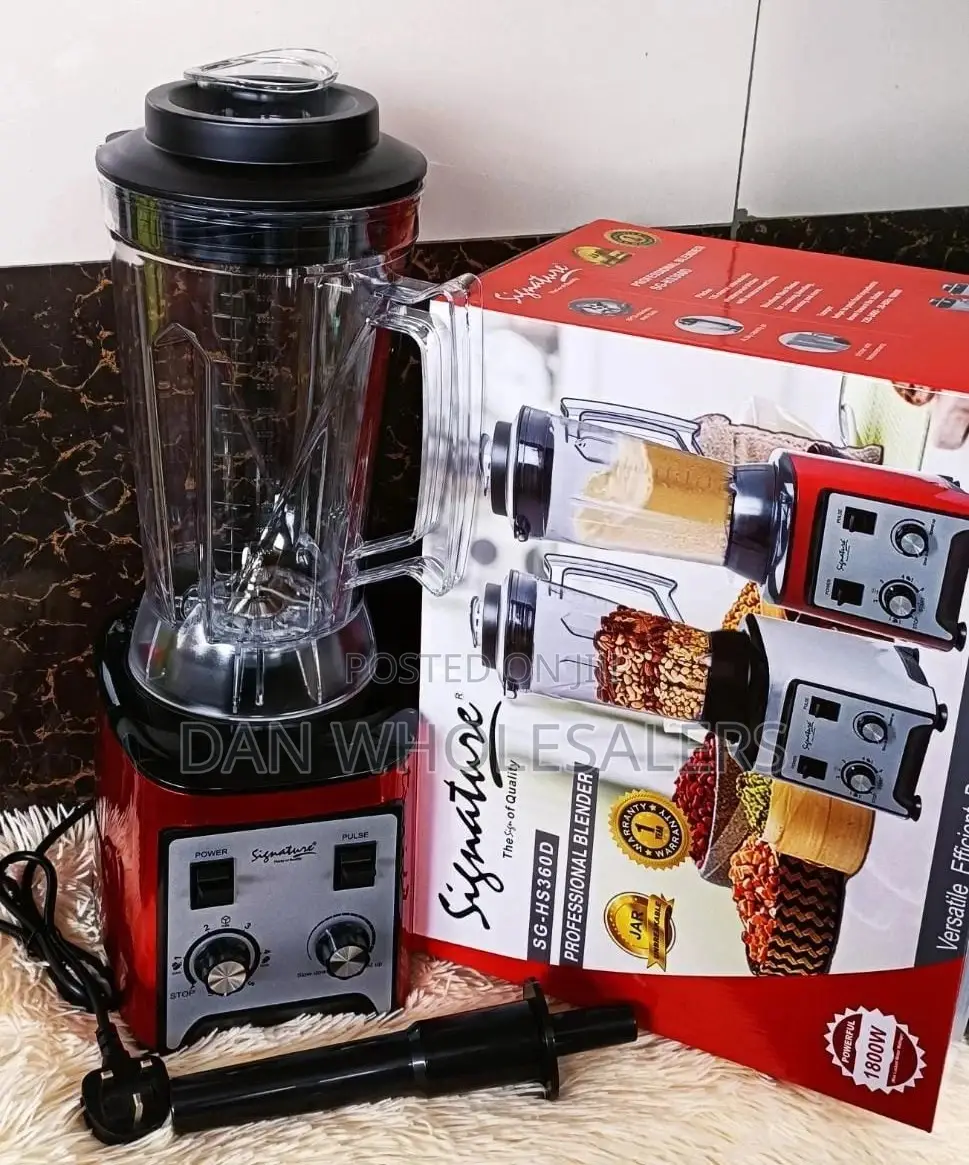 Signature Professional Blender 1800 Watts 4.0 Litres Jar