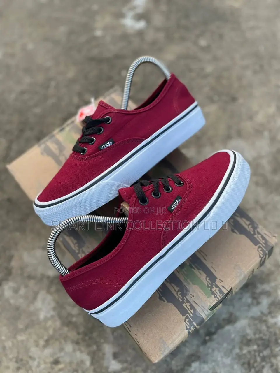 New Maroon Vans Shoe