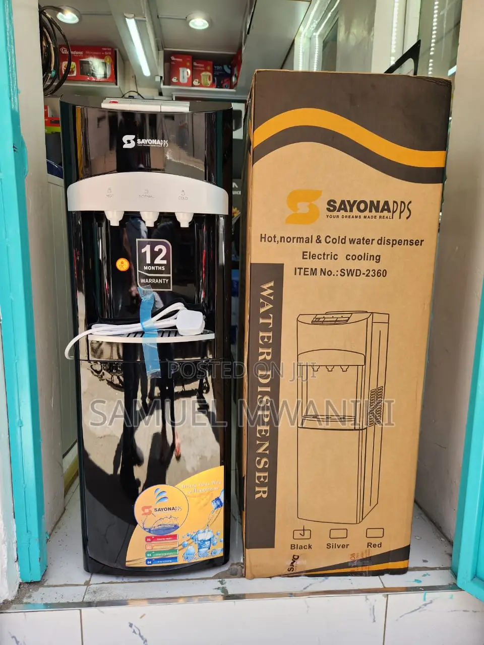 Sayona Dispenser 3 Taps (Hot, Normal and Cold)