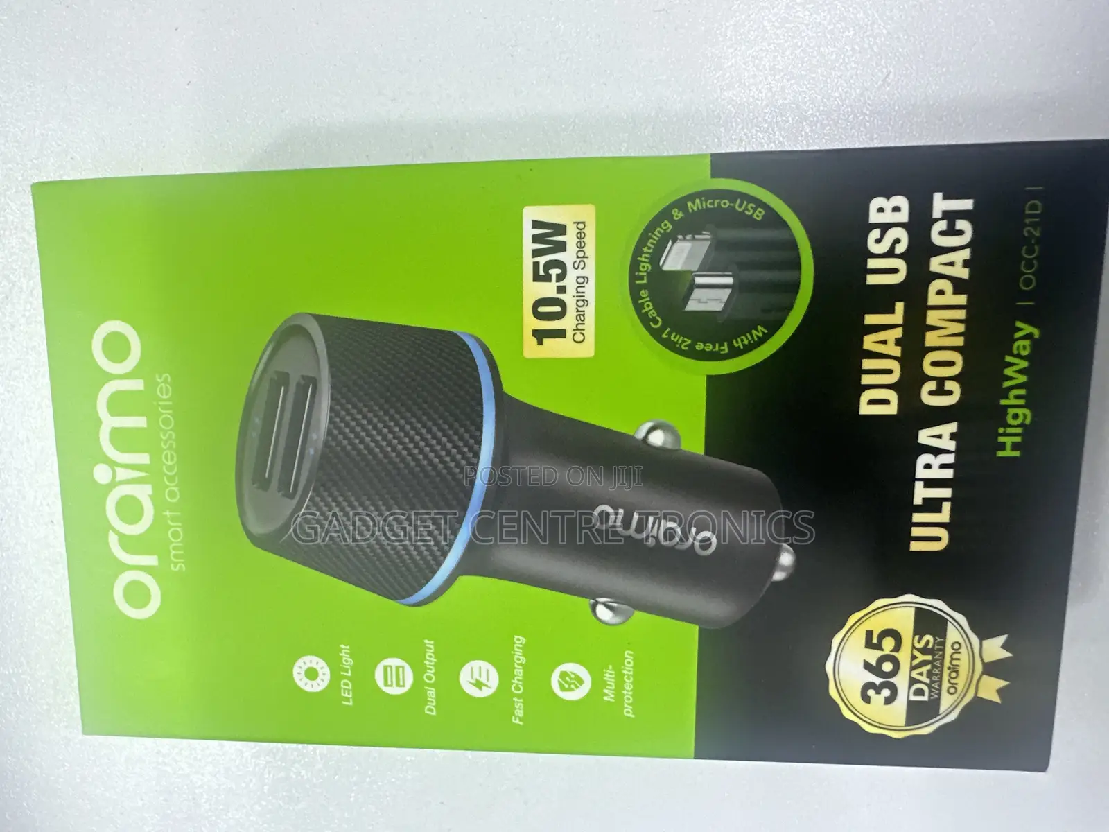 Original Oraimo Car Fast Charger