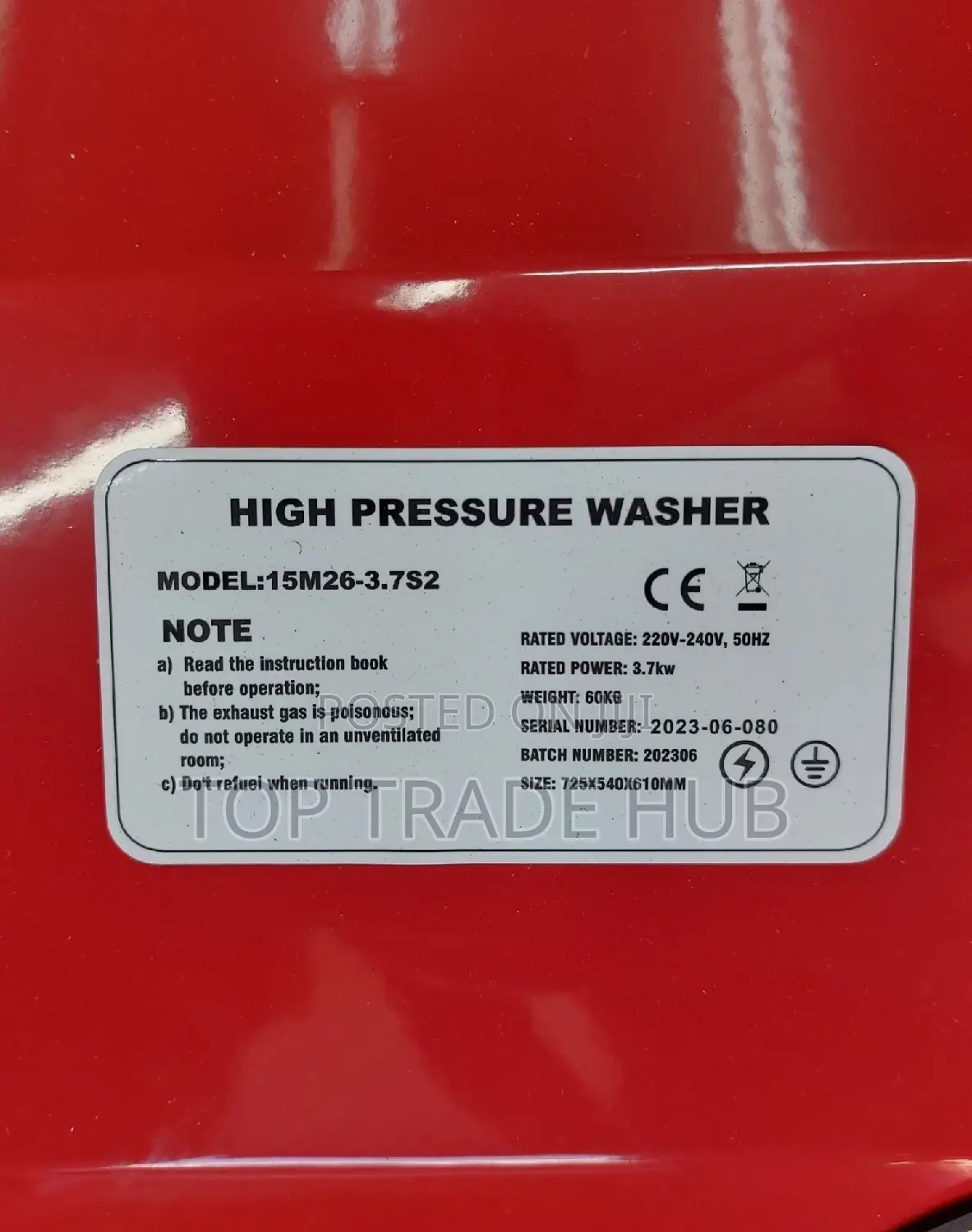 Pioneer Pressure Car Washer 3450 PSI