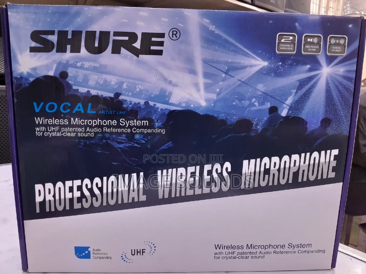 Professional Wireless Shure Klv3 ( 2 Mics)