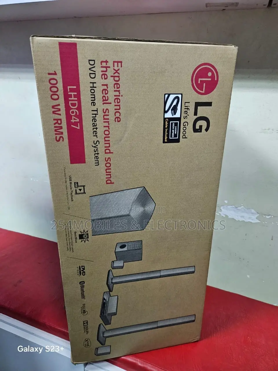 New LG Lhd647 Home Theater 1000W RMS 5.1ch