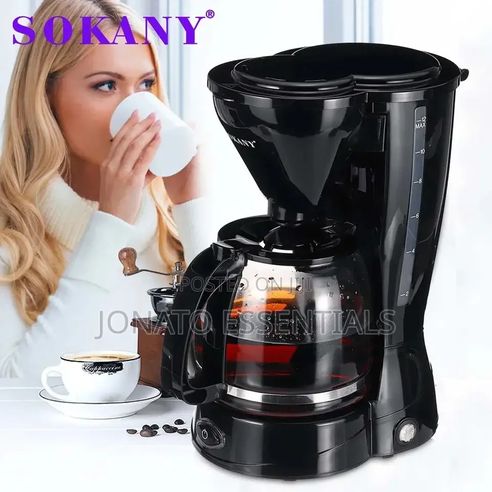 Sokany Automatic Drip Coffee Maker, Home Office Brewing