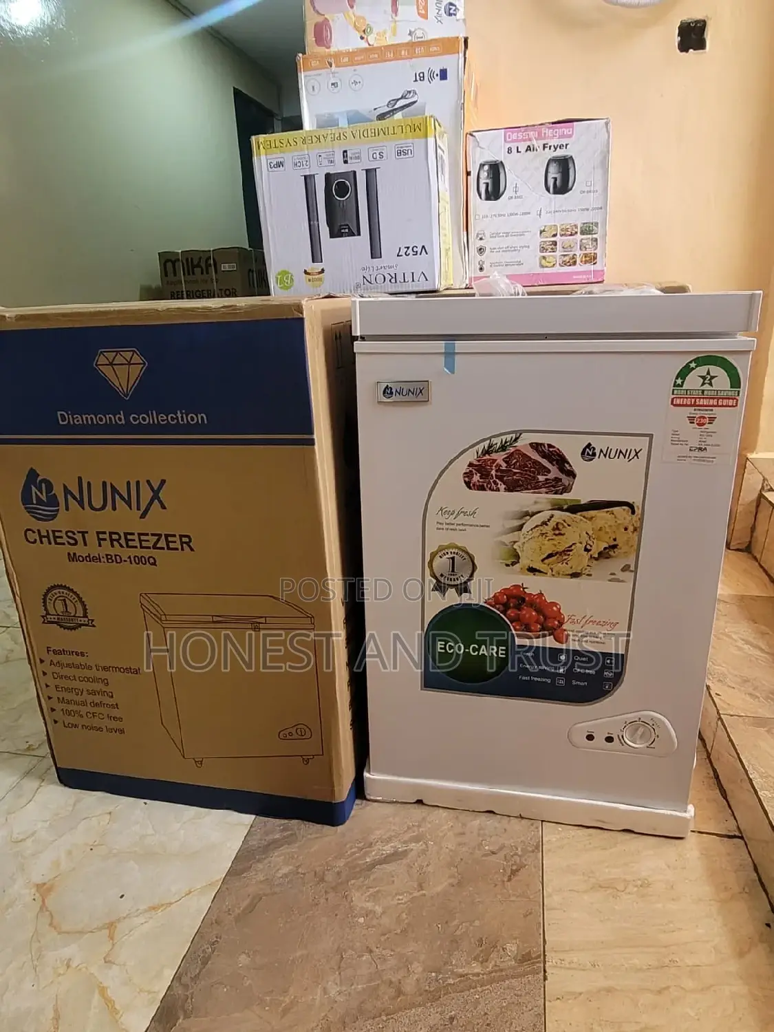Nunix 100 Litres Deep Freezer