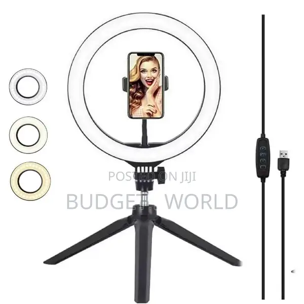 Led Selfie Ringlight 12" Camera Phone Ring Light With TRIPOD