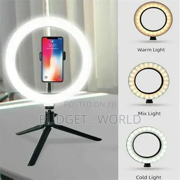 14 Inch Led Ring Light With 2.1m Tripod Stand~ Live Stream