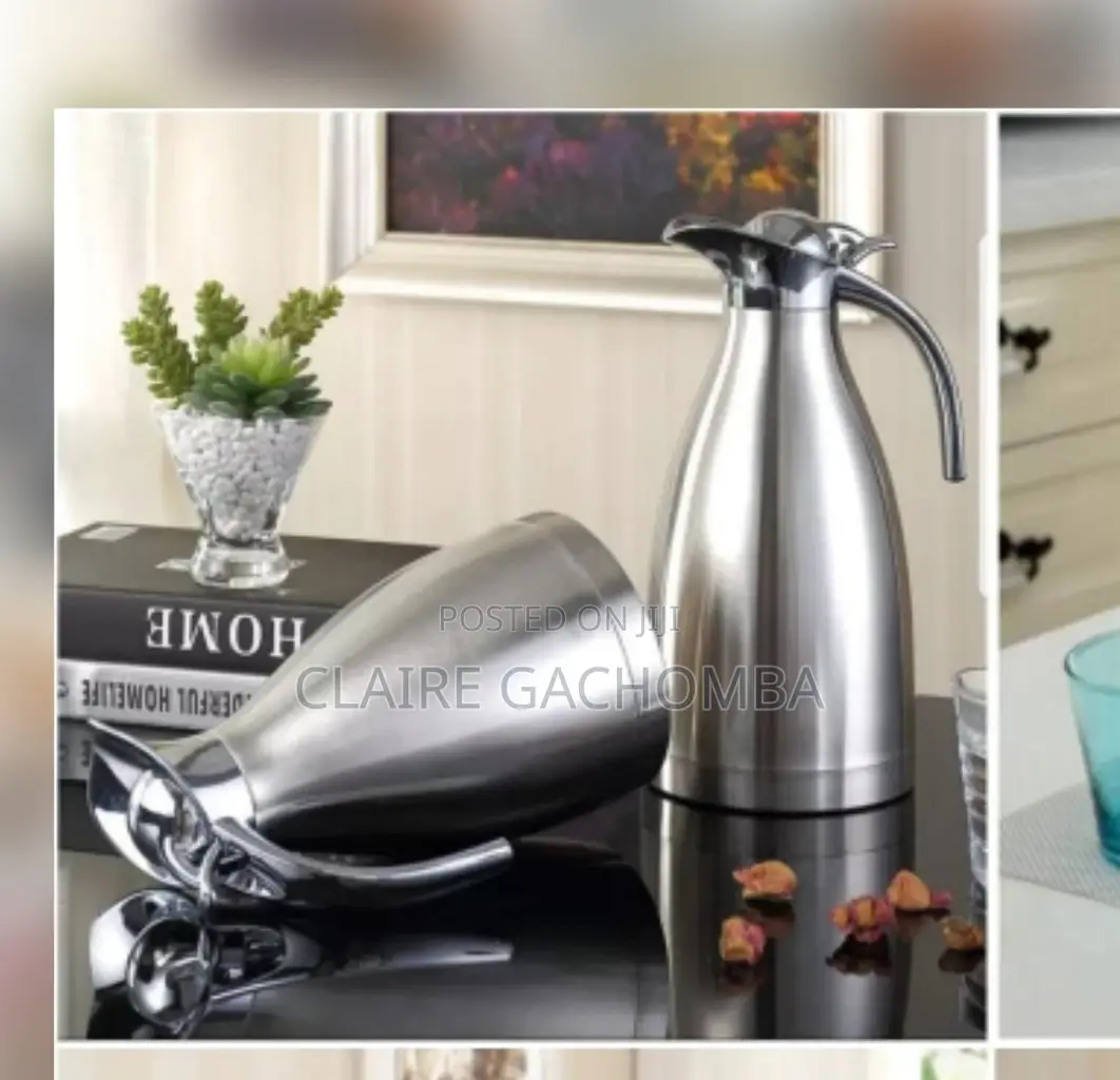 2L Stainless Steel Peacock Flask