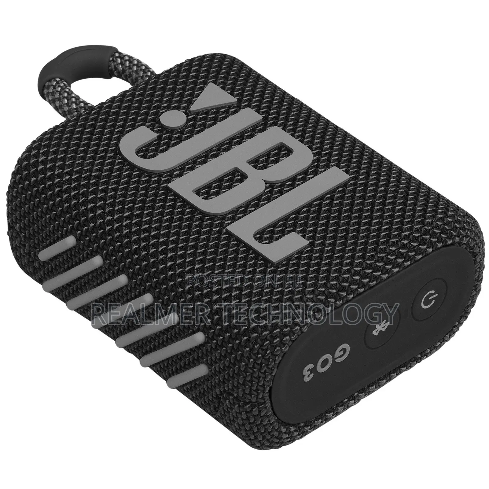 JBL Go3 Bluetooth Portable Waterproof Speaker, 4.2W - Black