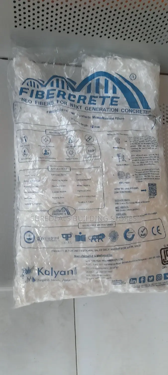 Concrete Fibrecrete -for Concrete Reinforcement