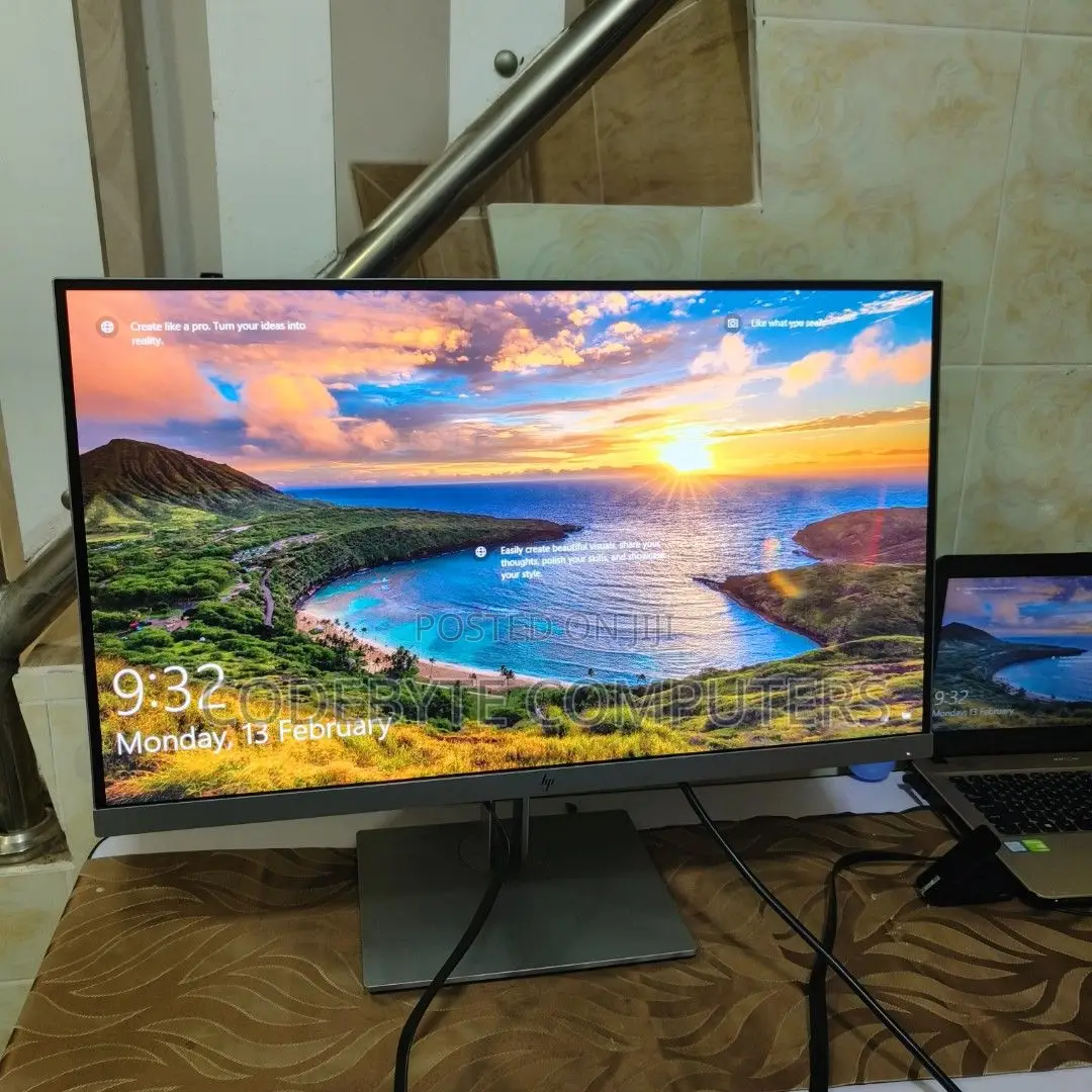 HP E273q Type C/Hdmi/Dp/Vga Monitor 27 Inch IPS 2560x1440