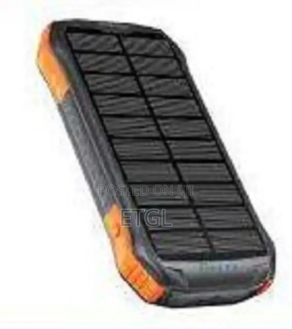 Promate 10000mah Waterproof Solar Powerbank With 18W USB-C P