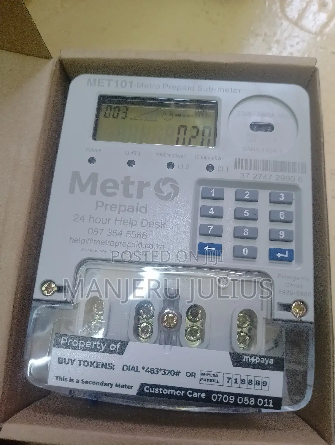 Electric Prepaid Submeter