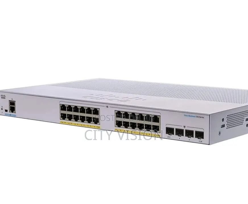 24-Port Gigabit Switch ~Poe Switch Managed With 4 SFP Cisco