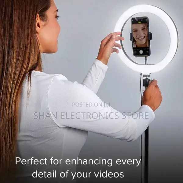 (14") Inch LED Ring Light | Dimmable Lighting | for Youtube/