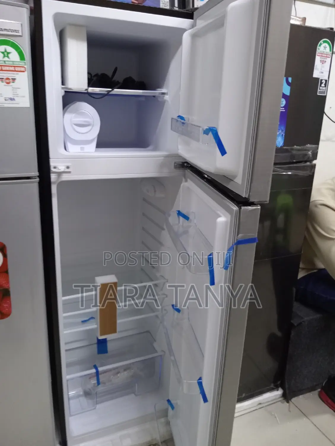 Fridge, 168l, 2 Door Top Mount Freezer, Defrost (Direct Cool