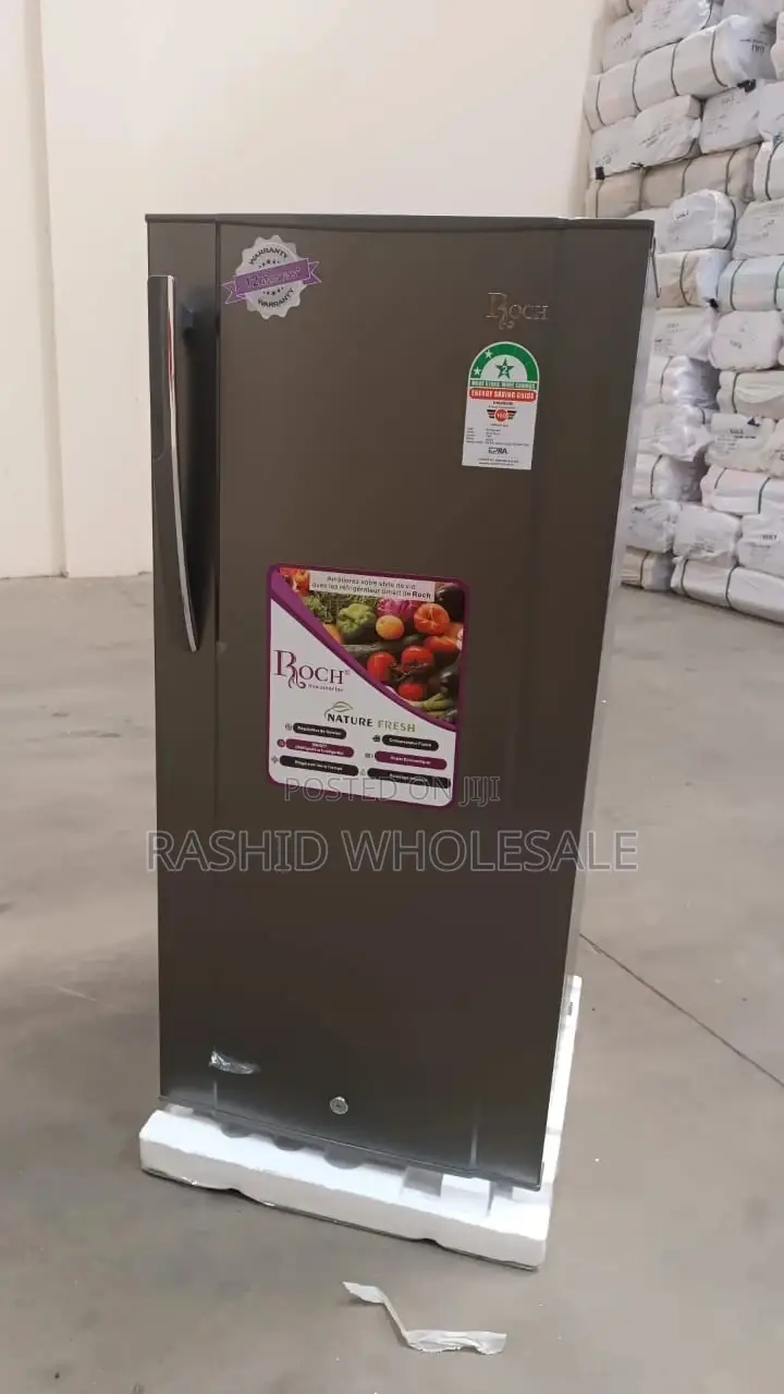 190 Ltrs Roch Fridge. Single Door