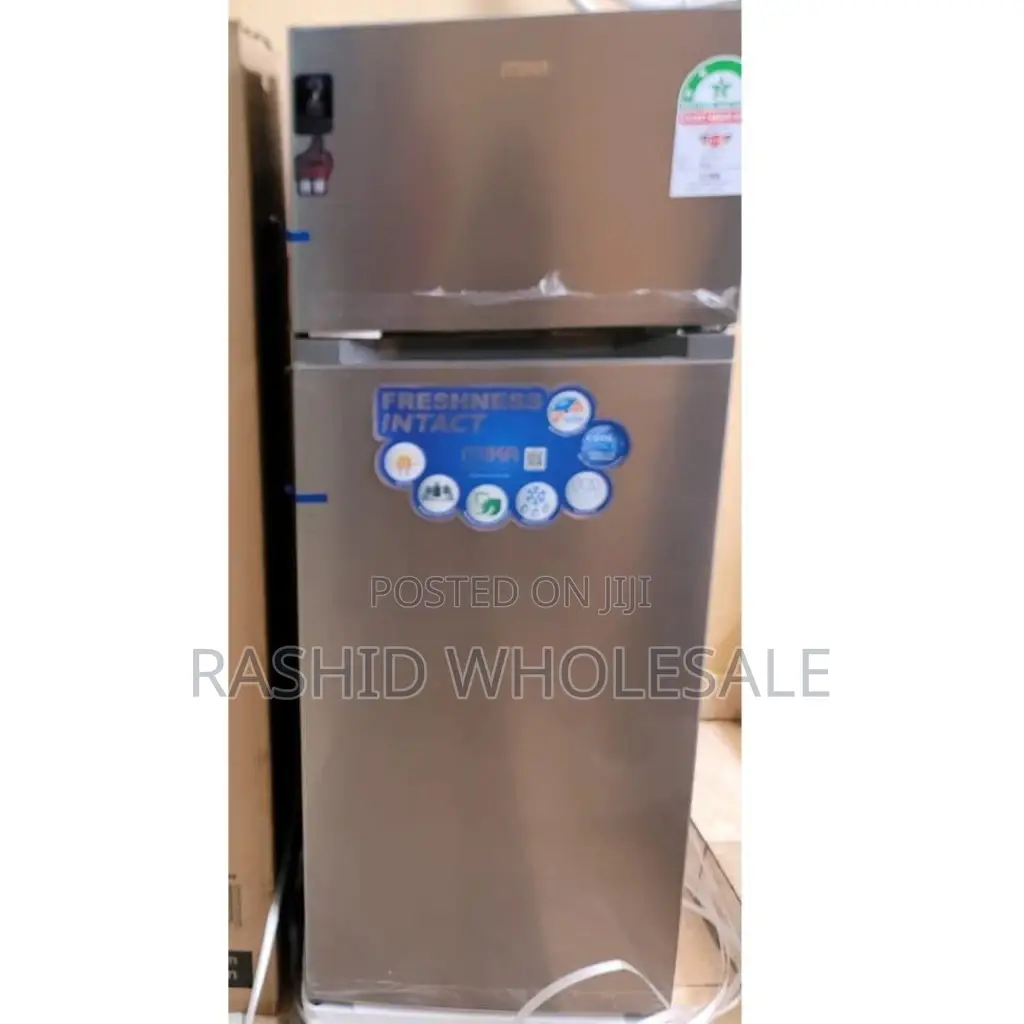 Double Door 211ltrs Fridge. Mika 211l Refrigerator
