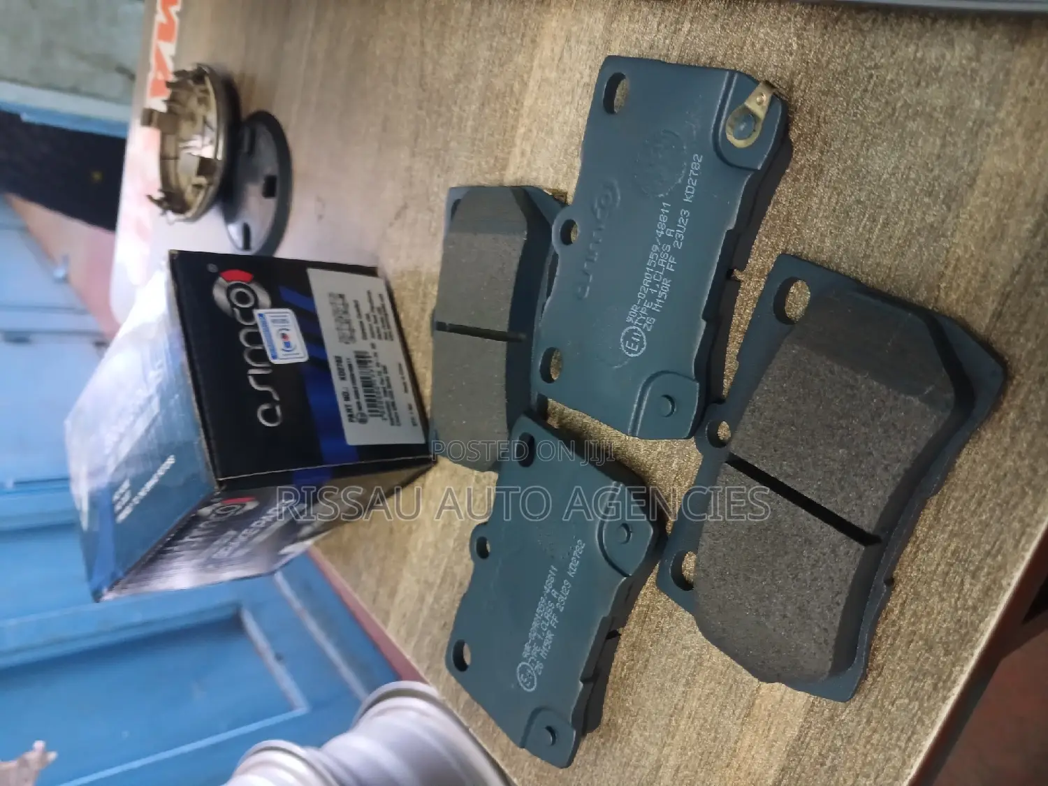 Toyota Crown and Mark X Rear Genuine Asimco Brake Pads.
