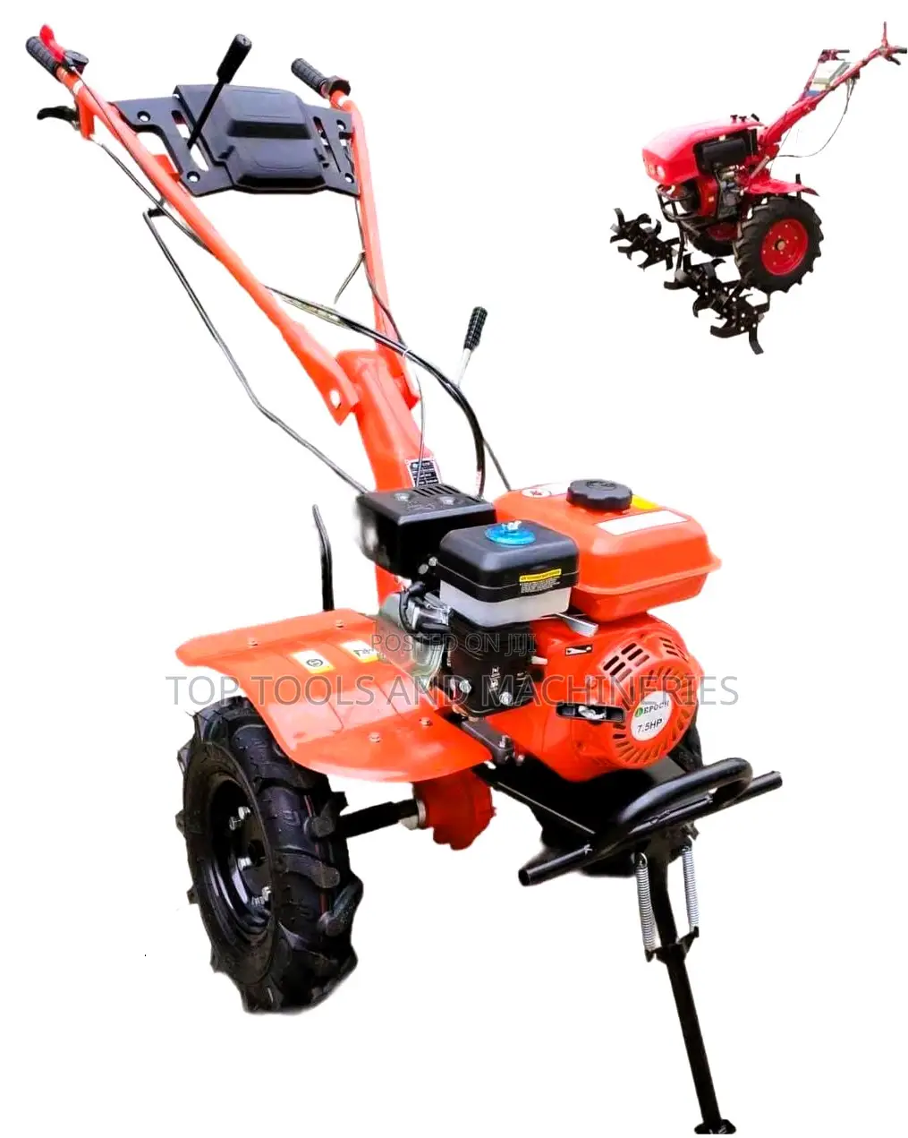 7hp Petrol Driven Tiller Machine