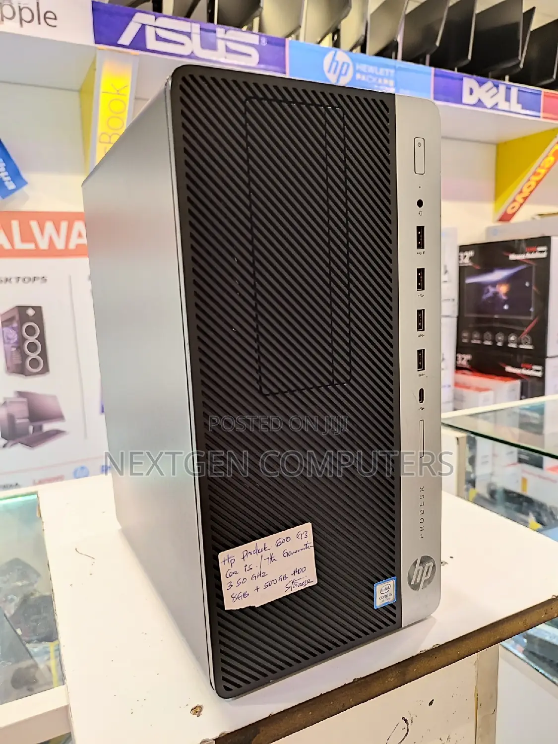 Desktop Computer HP ProDesk 600 G4 8GB Intel Core I5 HDD+SSD 500GB