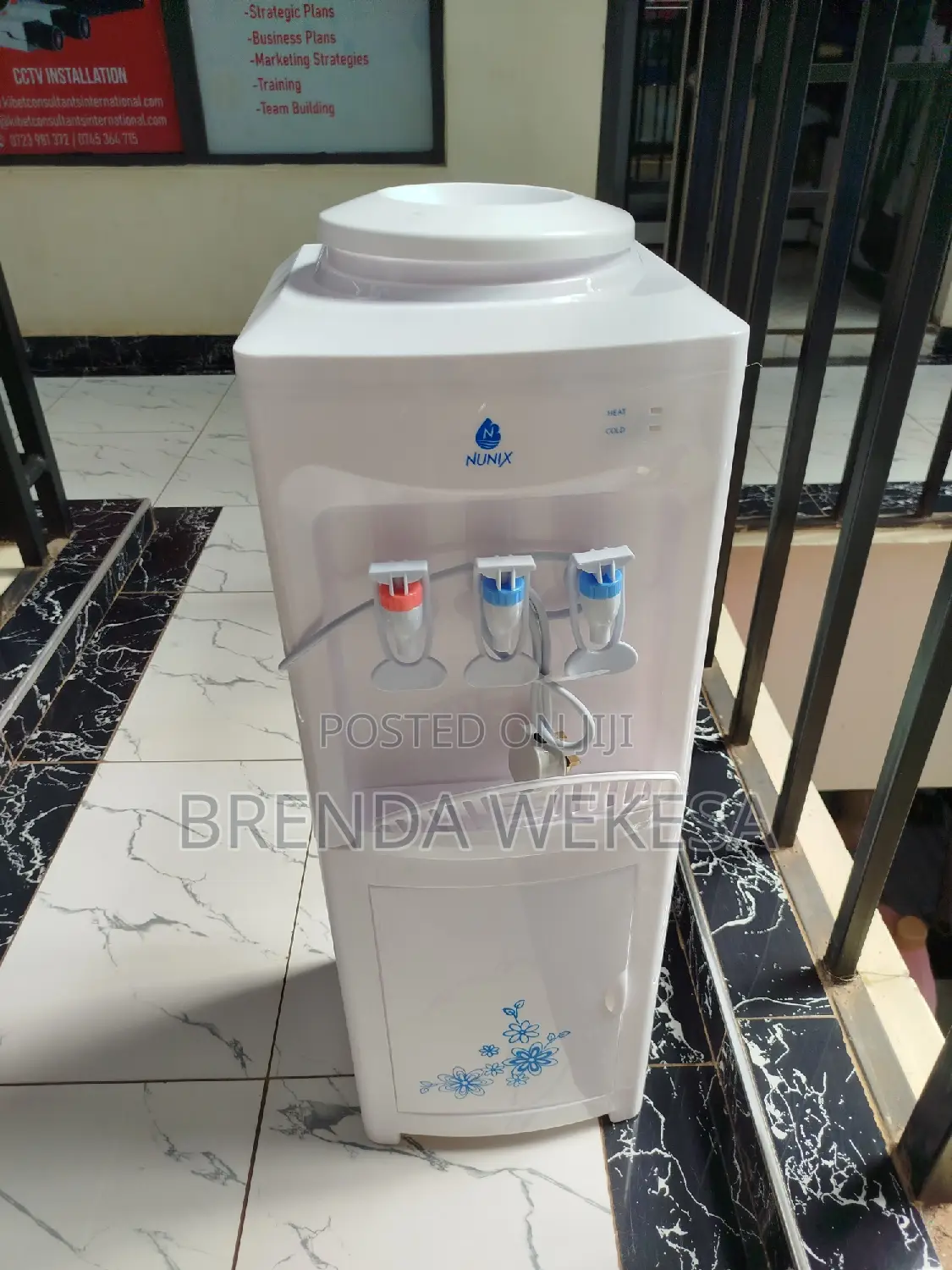 Nunix Q7c 3 Taps Water Dispenser Hot Normal and Cold